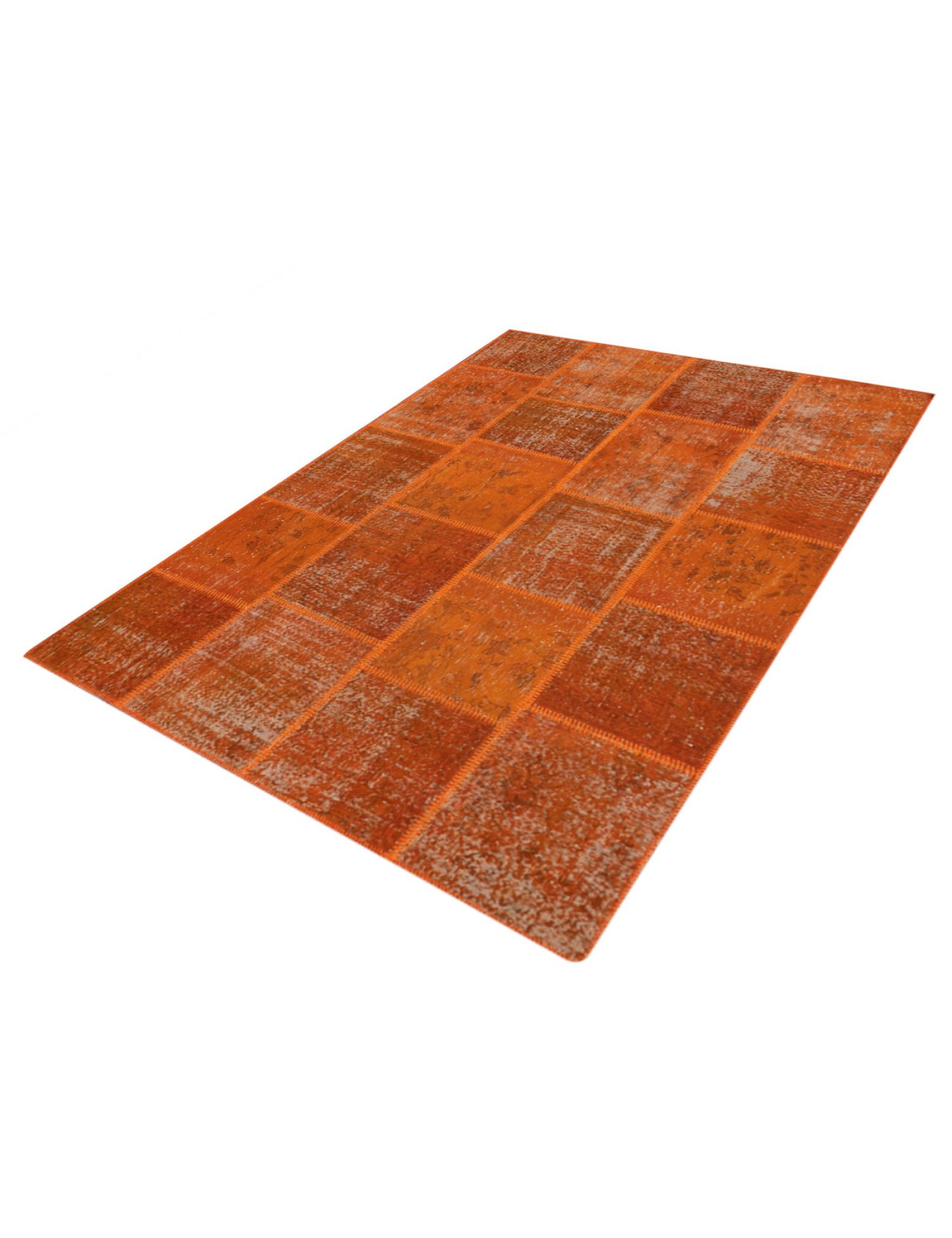 Pouf indiano vintage impreziosito da ricami patchwork sgabello da pavimento cuscino 46 x 34 cm